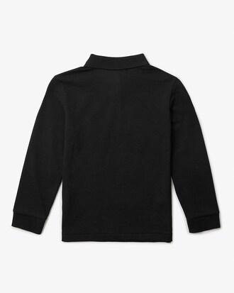 Camisa polo de manga larga de petit piqu&eacute;