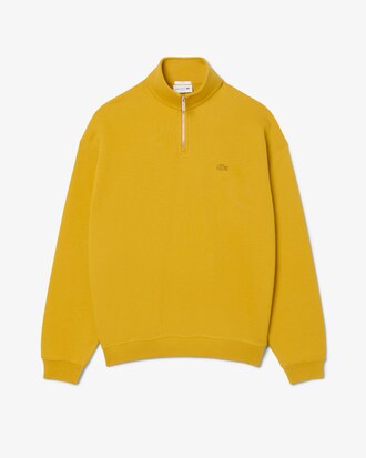 Sudadera de felpa gruesa con cremallera en el cuello