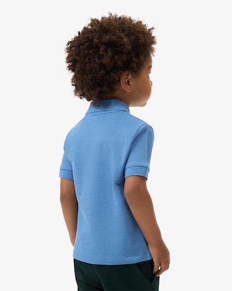 Polo de petit piqu&eacute; con bloques de color