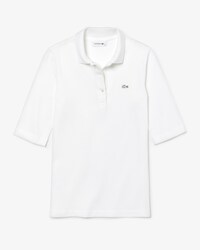 Polo Classic Fit Lacoste Con Mangas Tres Cuarto De Petit Piqu&eacute; Liso
