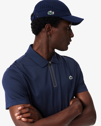 Polo de tenis de jacquard el&aacute;stico Ultra-Dry