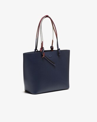 Bolso tote de mujer Chantaco N&oelig;ud en piel piqu&eacute; con asas multicolores