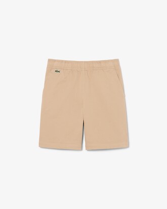 Pantal&oacute;n corto chino de sarga de algod&oacute;n el&aacute;stico