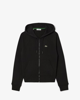 Sudadera con capucha y cremallera de felpa