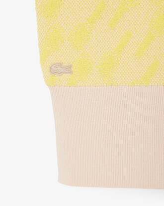 Chaleco de punto de jacquard Runway