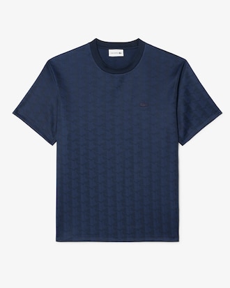 Camiseta de jacquard con monograma