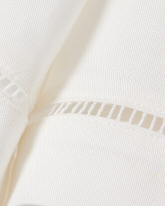 Bermudas oversized de mezcla de lino vaporoso