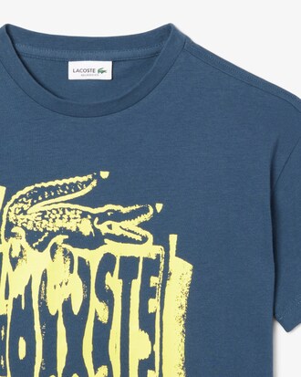 Camiseta de algodón estampada
