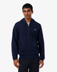 Sudadera de felpa con cremallera de corte cl&aacute;sico