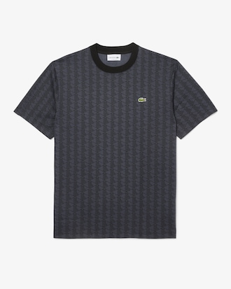 Camiseta de punto jersey con monograma