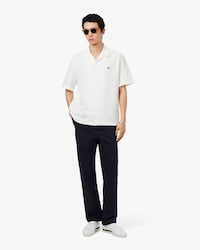 Pantal&oacute;n chino de corte regular de sarga de algod&oacute;n