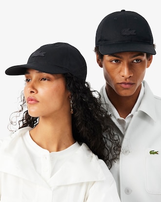 Gorra de sarga de algod&oacute;n con insignia