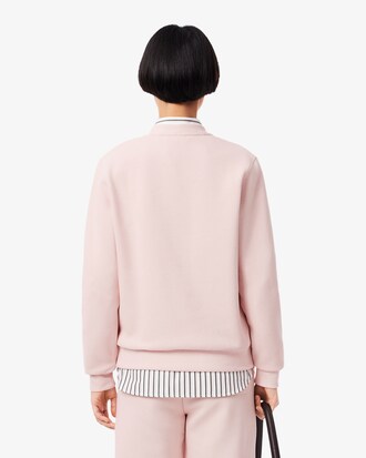 Sudadera de cuello redondo de piqu&eacute; de corte holgado