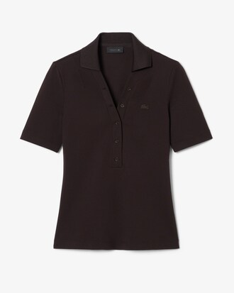 Polo de mini piqué de corte ajustado Runway