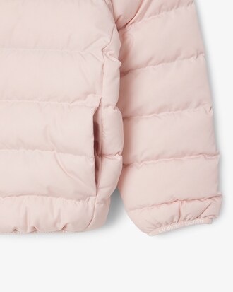 Unisex chaqueta con capucha acolchada de tafet&aacute;n diamantado