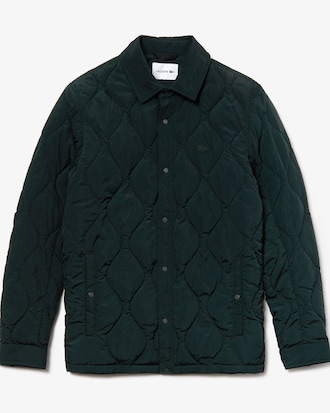 Chaqueta acolchada ligera de hombre plegable con broches