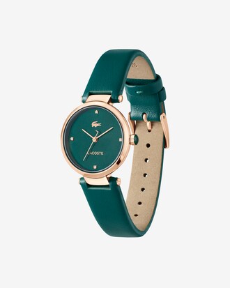 Reloj con correa de piel Orba