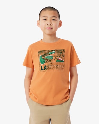 Camiseta de algod&oacute;n con estampado gr&aacute;fico