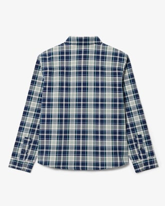 Camisa de algod&oacute;n Oxford con cuadros escoceses