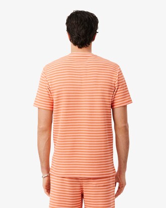 Camiseta de algod&oacute;n de rayas con textura