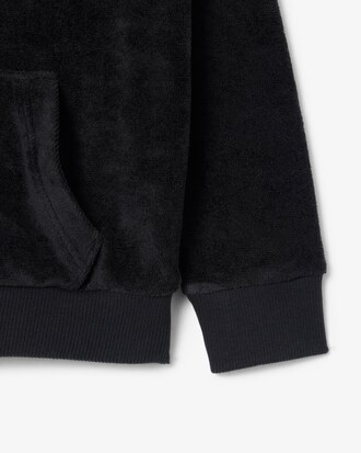 Sudadera con capucha de terciopelo