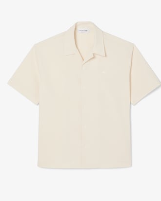Camisa de corte holgado de seersucker