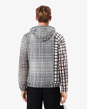 Chaqueta deportiva ligera con estampado de cocodrilo