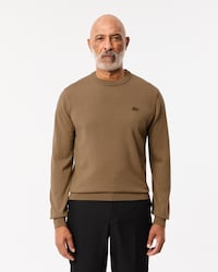 Jersey de cuello redondo de lana merino