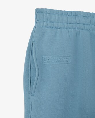 Pantalón de felpa con logo en relieve