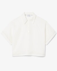 Polo oversized de sarga vaporosa