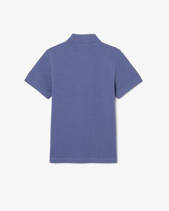 Polo de petit piqué con detalles de encaj