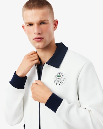 Chaqueta de tenis clásica con detalle de insignia Ultra Dry