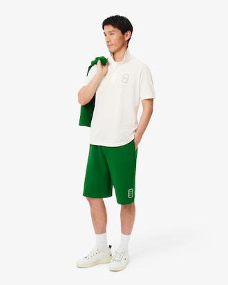 Polo de piqu&eacute; estampado de corte cl&aacute;sico