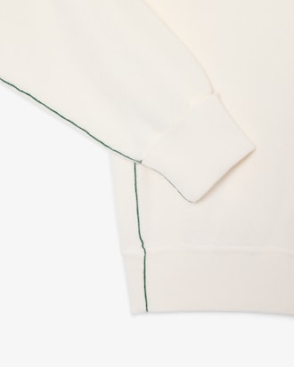 Jersey de cuello redondo de algod&oacute;n de corte relajado