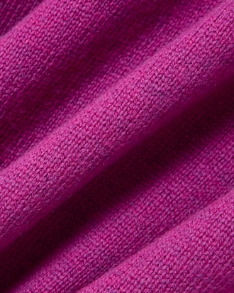 Jersey de cuello alto de lana cardada con cremallera