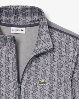 Chaqueta de ch&aacute;ndal con cremallera de jacquard Paris