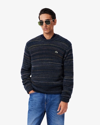 Jersey de lana de alpaca con efecto degradado