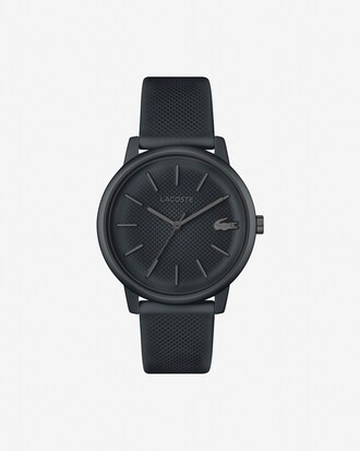 Reloj Lacoste.12.12 Move de silicona negra con tres manecillas