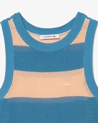 Vestido de algod&oacute;n de rayas