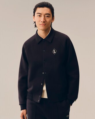 Chaqueta de ch&aacute;ndal con insignia retro de fabricaci&oacute;n francesa