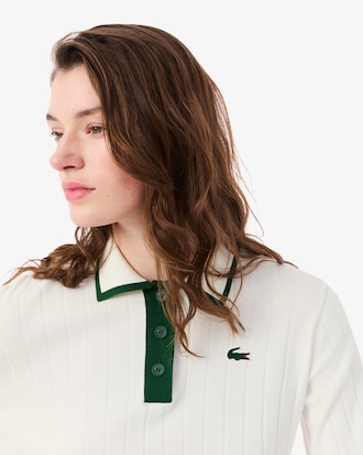 Jersey de golf el&aacute;stico con cuello polo