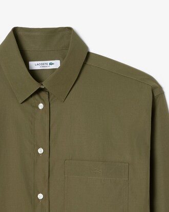 Camisa de popelín de algodón oversized