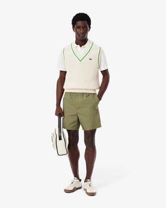 Pantalón corto de corte holgado de popelín