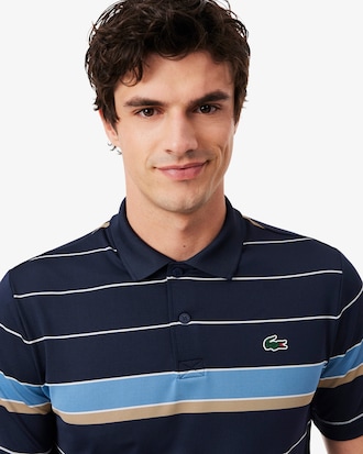Polo de golf de rayas de corte regular Ultra Dry
