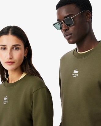 Sudadera de felpa estampada