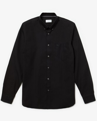 Camisa Hombre En Minipiqu&eacute; De Algod&oacute;n