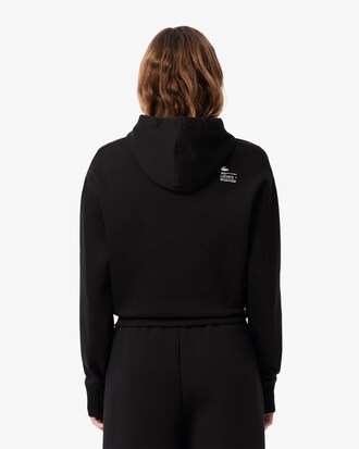 Sudadera con capucha corta de algod&oacute;n