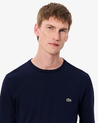 Camiseta de manga larga de algodón pima