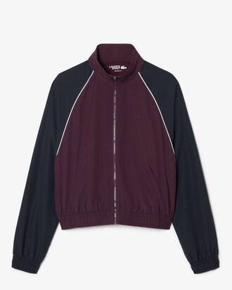 Chaqueta deportiva de corte holgado hidr&oacute;fuga