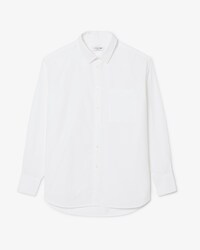 Camisa oversized de popel&iacute;n de algod&oacute;n